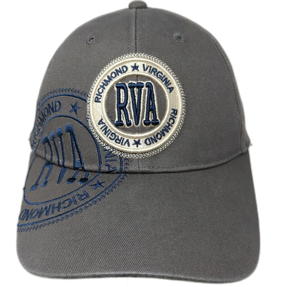 Robin Ruth Richmond Virginia RVA Gray Baseball Cap One Size Blue White Hat